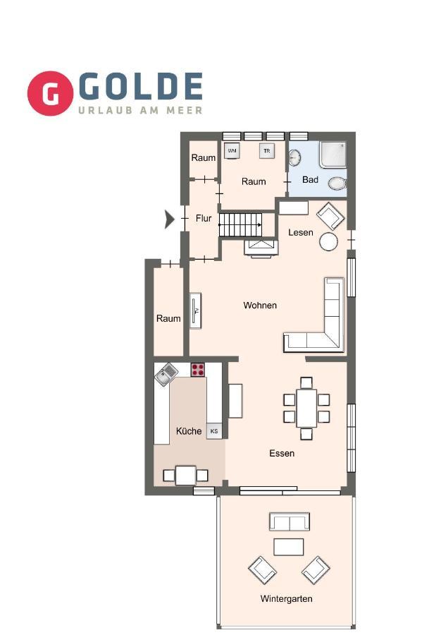 圣彼得奥尔丁Hus Duenenkieker Spo Hus Duenenkieker Spo别墅 外观 照片